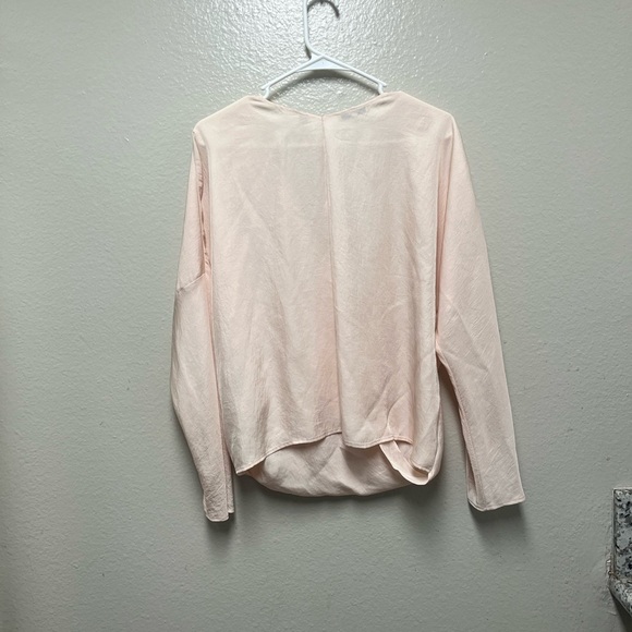 Vince Elegant Cream Wrap Blouse - Picture 8 of 14